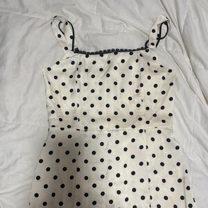Polka Dot Sleeveless Dress